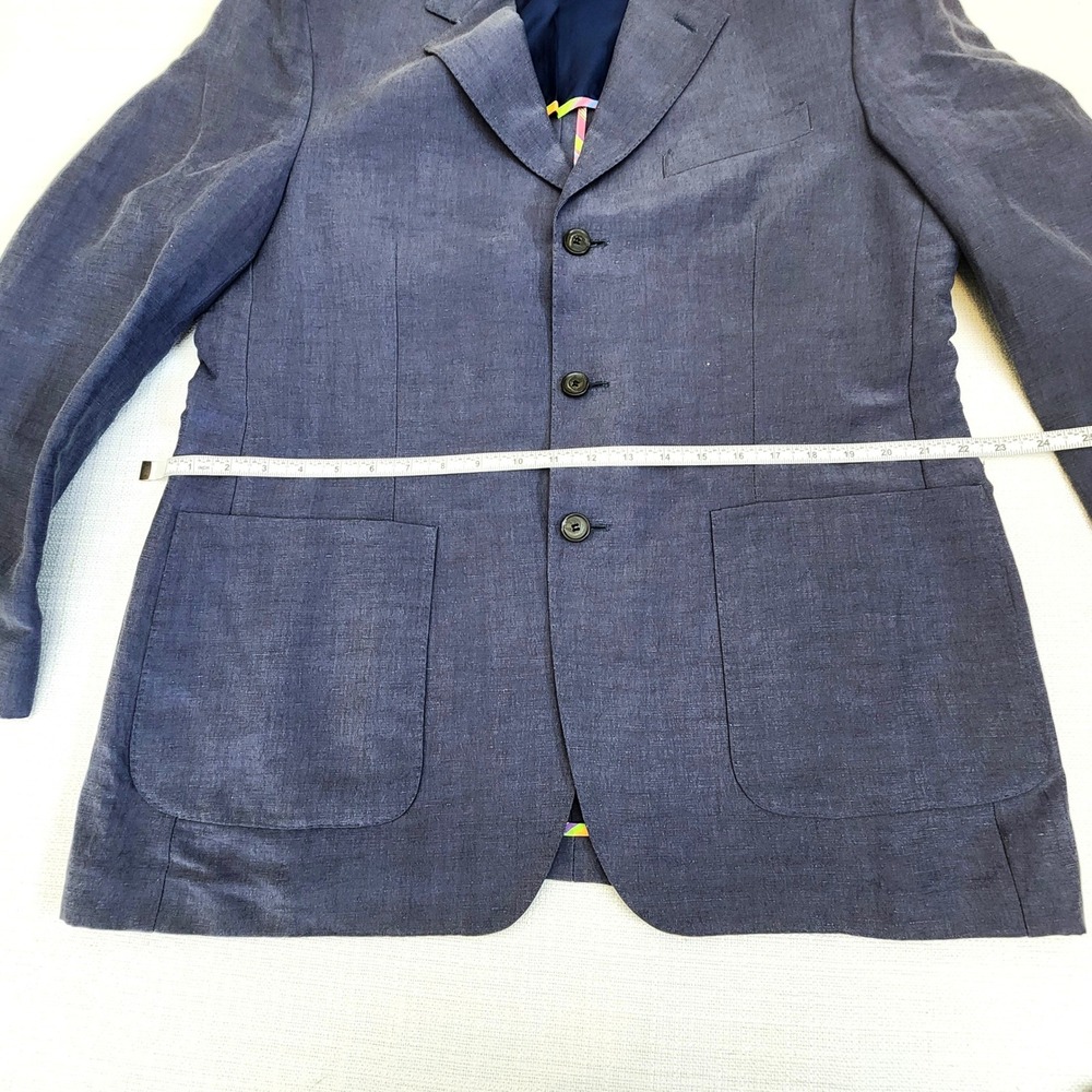 Bernard Zins Blazer 54 EU 44 US LARRY Linen Silk Blend Sport Coat Jacket NWT - Picture 14 of 16